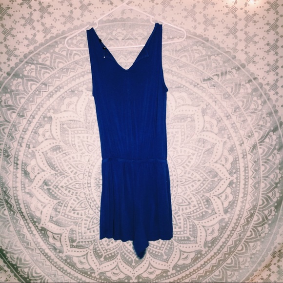 royal blue romper - Picture 2 of 2